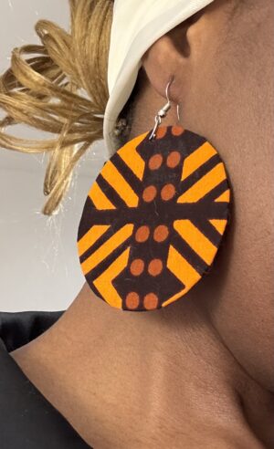 Adah’s Beauty Amaziah African Print Earrings