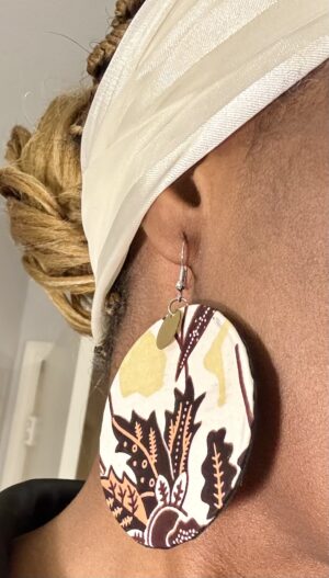 Adah’s Beauty Ovilah African Print Earrings